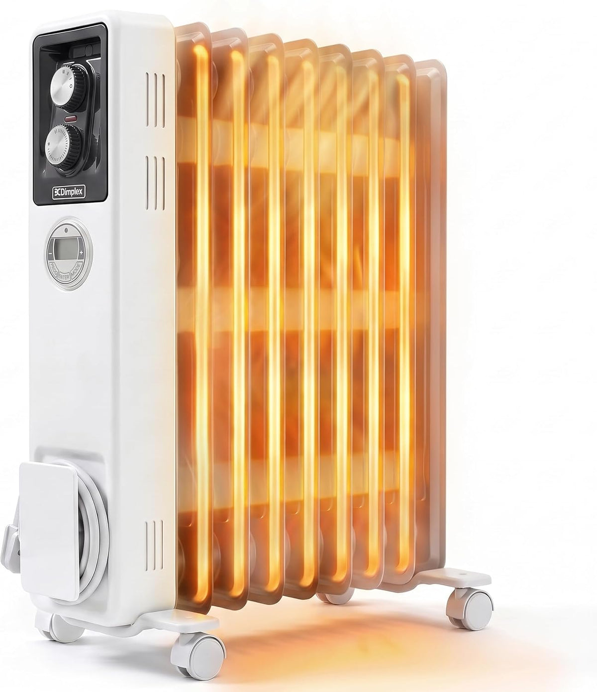 Dimplex ECR20TIE Oil Free Portable Radiator, 2kW Electric Heater, Timer