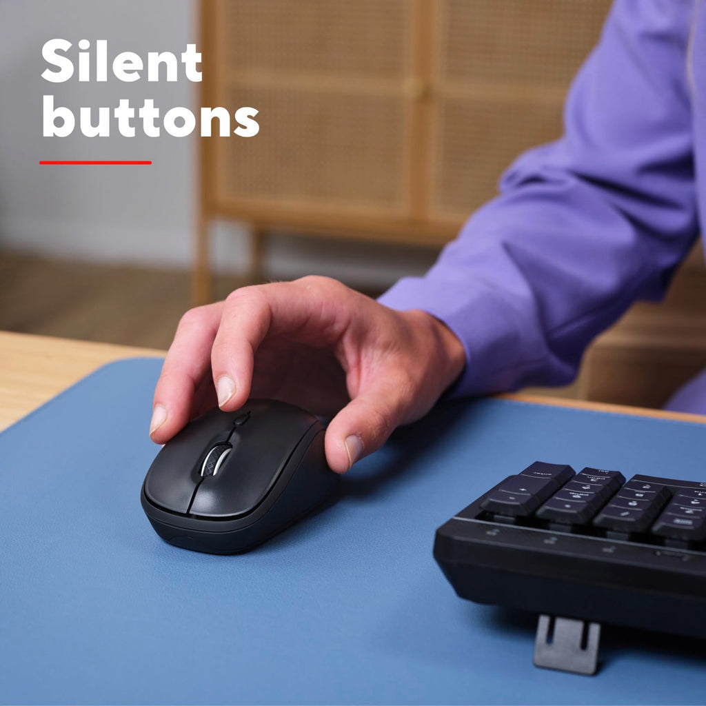 Trust Nito Ergonomic Wireless Mouse with Thumb Rest, 6 Buttons