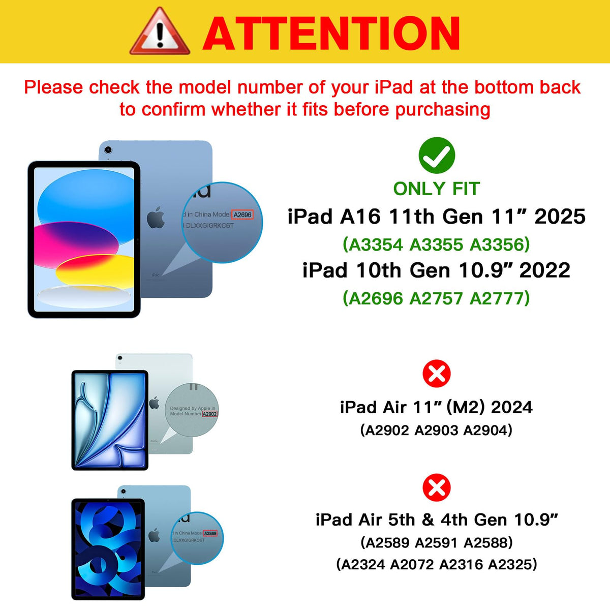 ProCase 3 Pack Screen Protector for iPad 9th 8th 7th Generation 10.2 Inch