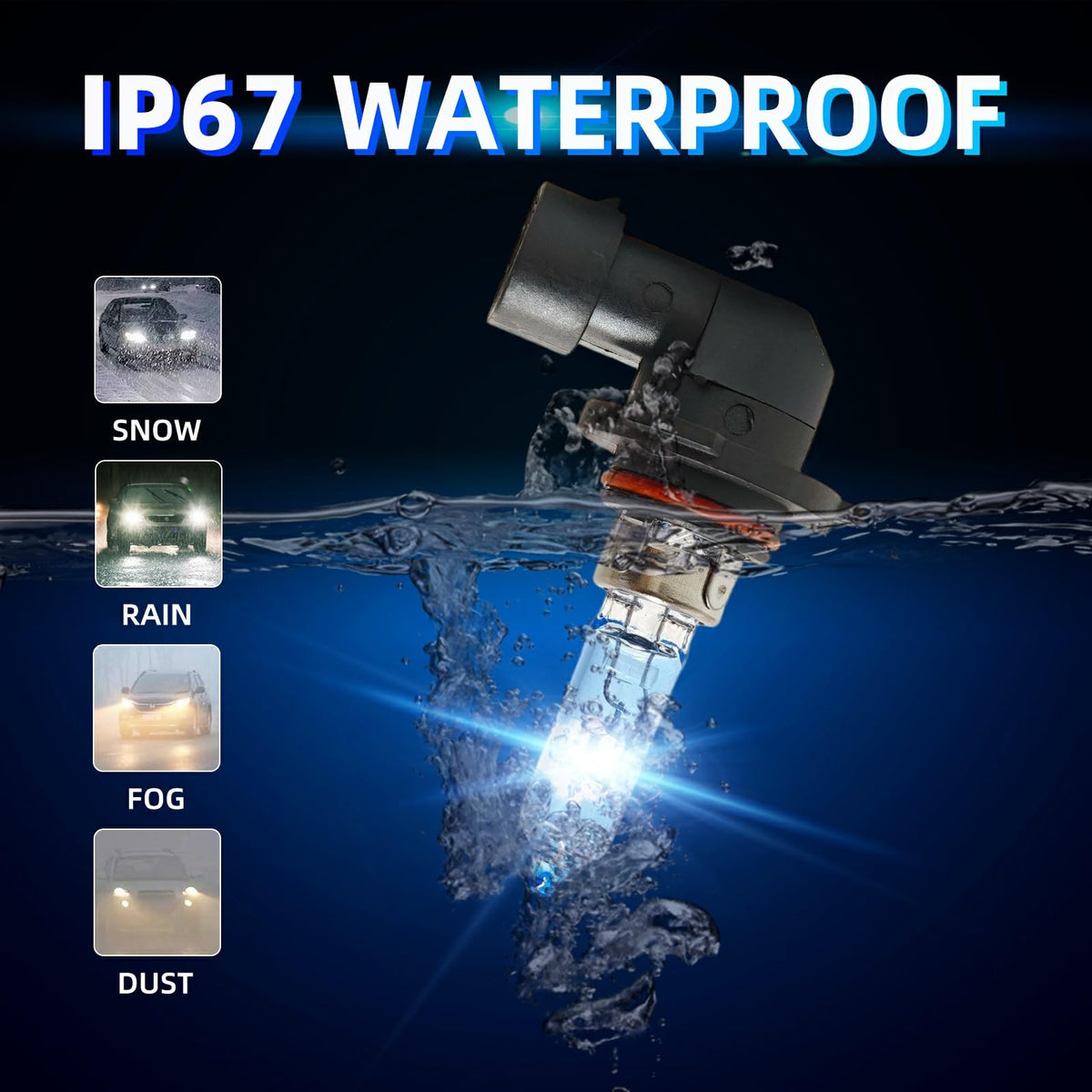 Sinoparcel H15 Headlight Bulb, OEM Replacement, Standard 3200K Warm White