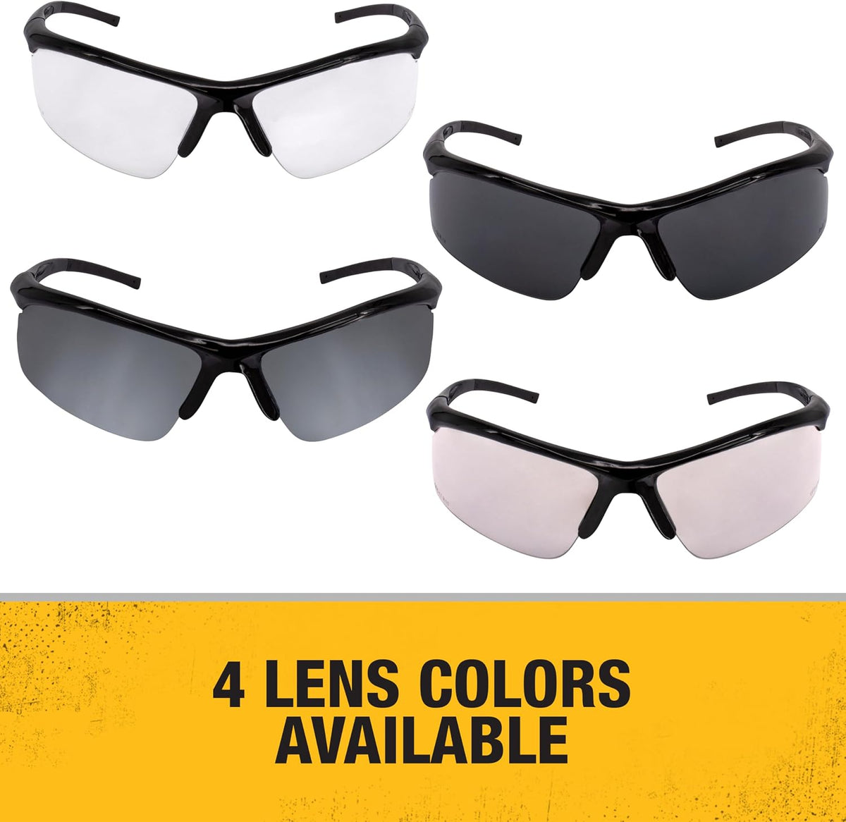 DEWALT Auger DPG101 Safety Eyewear Black/Clear