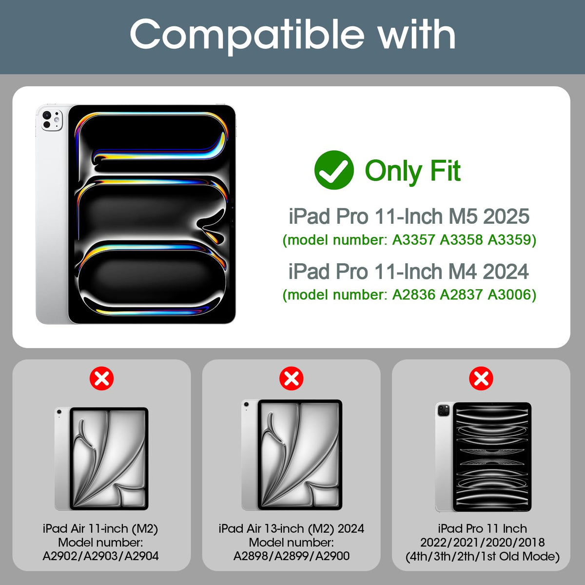 ProCase 3 Pack Screen Protector for iPad 9th 8th 7th Generation 10.2 Inch