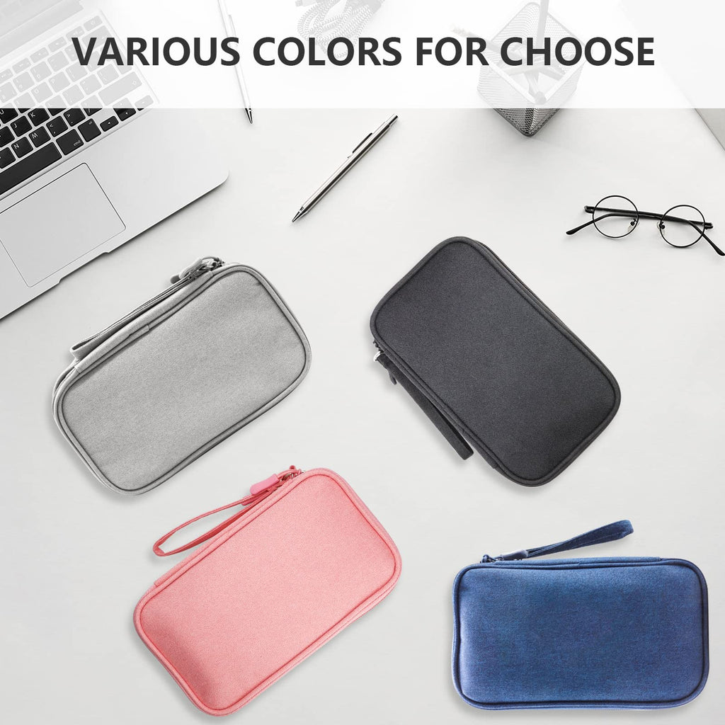 Teskyer Travel Cable Organiser Bag, Travel Essential, Black