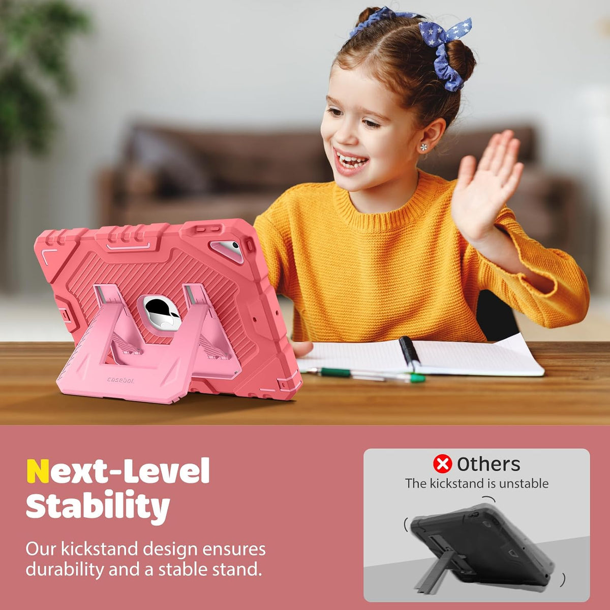 FINTIE Kid-Friendly Case for iPad 9th / 8th / 7th Generation 10.2 Inch