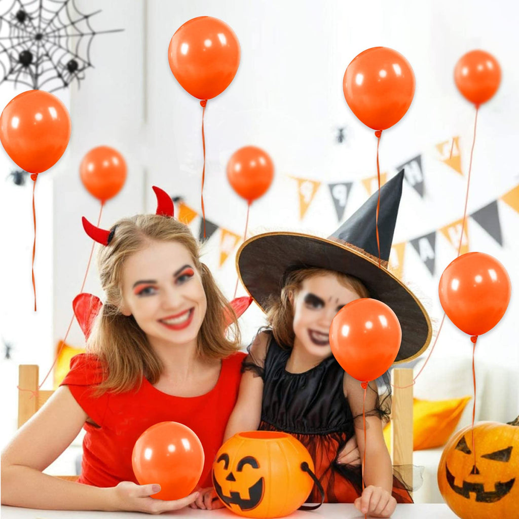 110pcs Black Balloon 12 inch, Black Latex Balloons for Birthday Party Baby Shower Wedding(with 2 Ribbons).