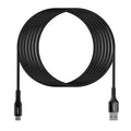 USB C CABLE 3M,Long Samsung Charger Cable Braided Compatible with Samsung Galaxy S20 Plus S21 S22 S23 S10 S9 S8, A20E A50 A51 A70 A71,PS5,Switch,Huawei P40,（Black）