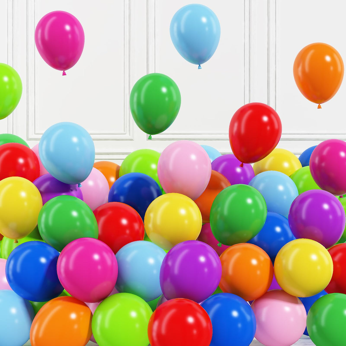Togvu Black Balloons, 50Pack 5 Inch Small Mini Black Latex Party Balloons