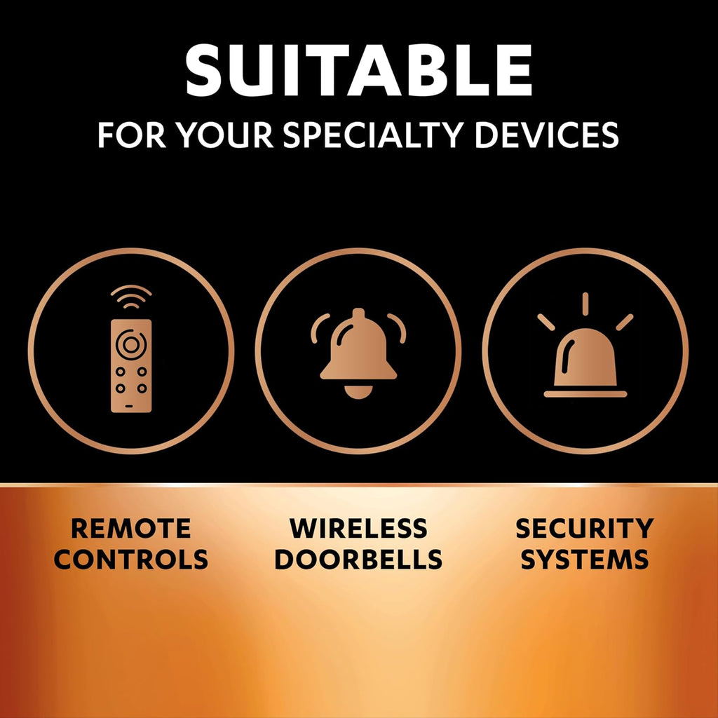 DURACELL MN21 Specialty Alkaline Battery (2 Pack) 12V, A23/8LR932