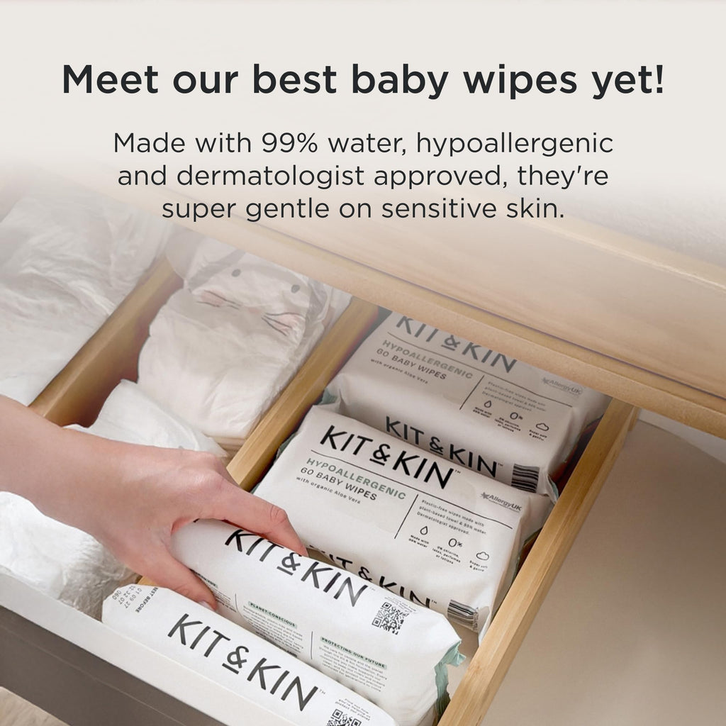 Kit & Kin Premium Baby Nappies Size 2, 4-8 kgs / 9-18 lbs, Pack of 152
