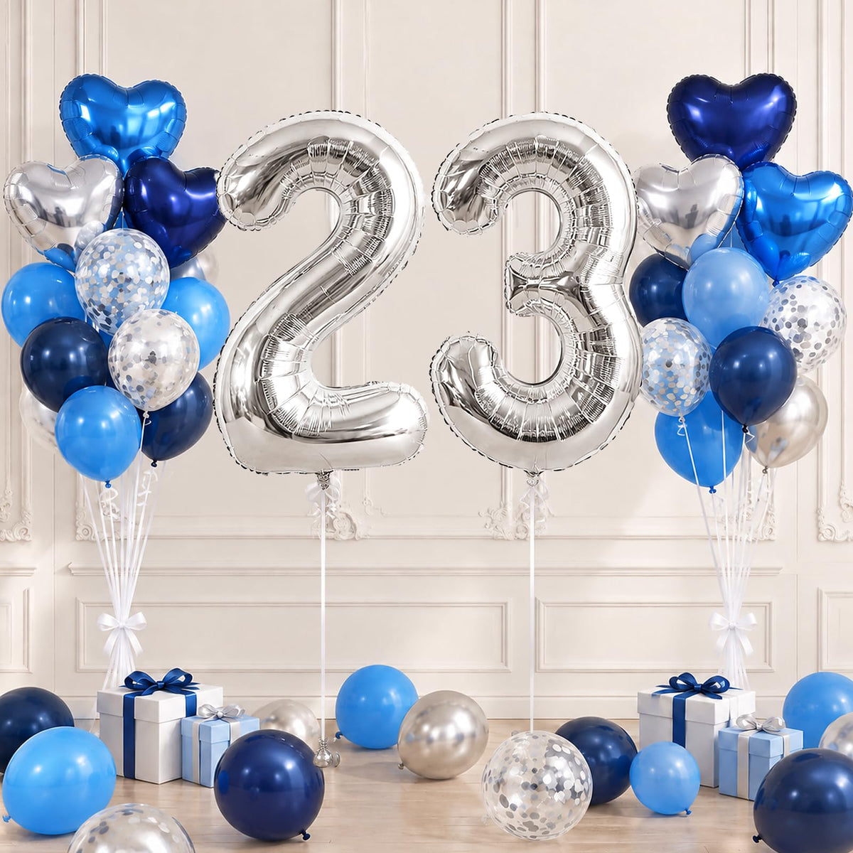 TONIFUL 40 Inch Pastel Purple Number 1 Balloon – Big Lilac Mylar Foil Number Balloons for Anniversary Girl's 1st Birthday, Lavender Gender Neutral Baby Shower, Butterfly Theme Party Decorations