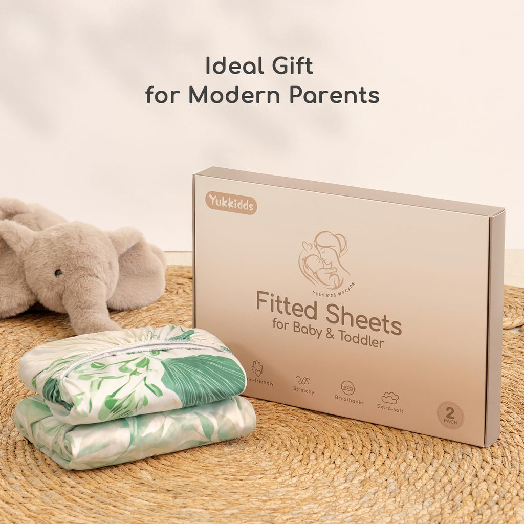 Next to Me Crib Sheets 83x50 cm Fitted 2 Pack Bedside Crib Sheets