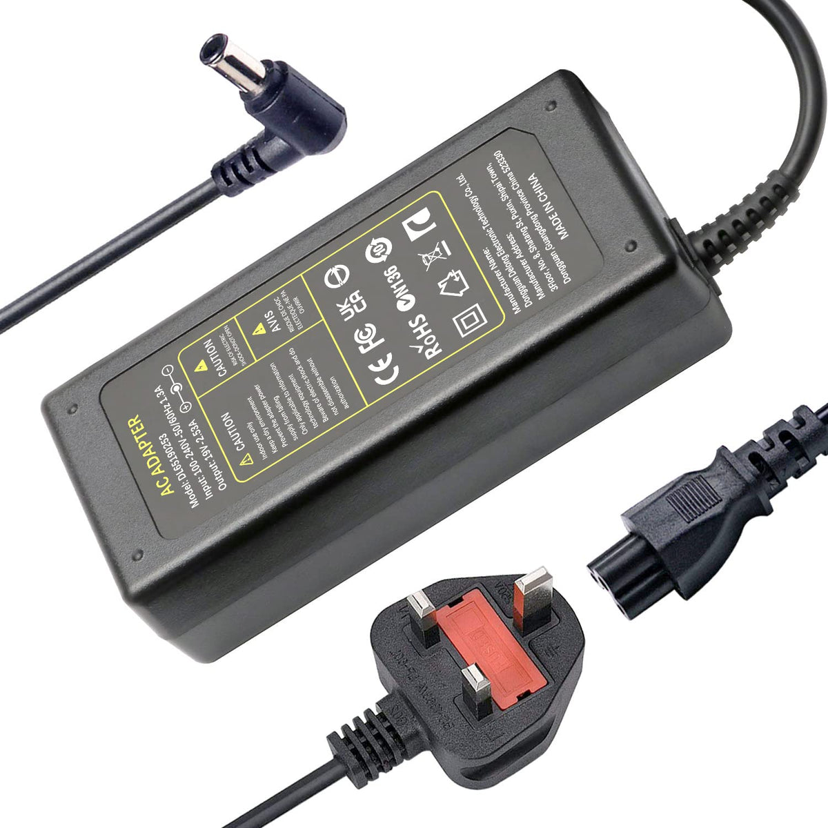 65W Laptop Charger Compatible with Microsoft Surface Pro Laptop Book Go