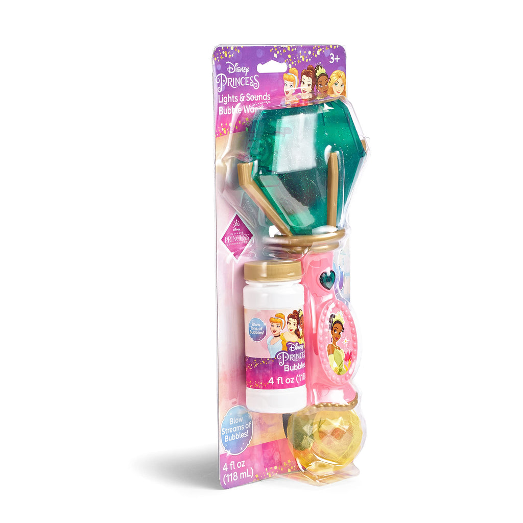 Little Kids Disney Mickey Mouse Light and Sound Musical Bubble Wand, Includes Bubble Solution, Multi (20511)