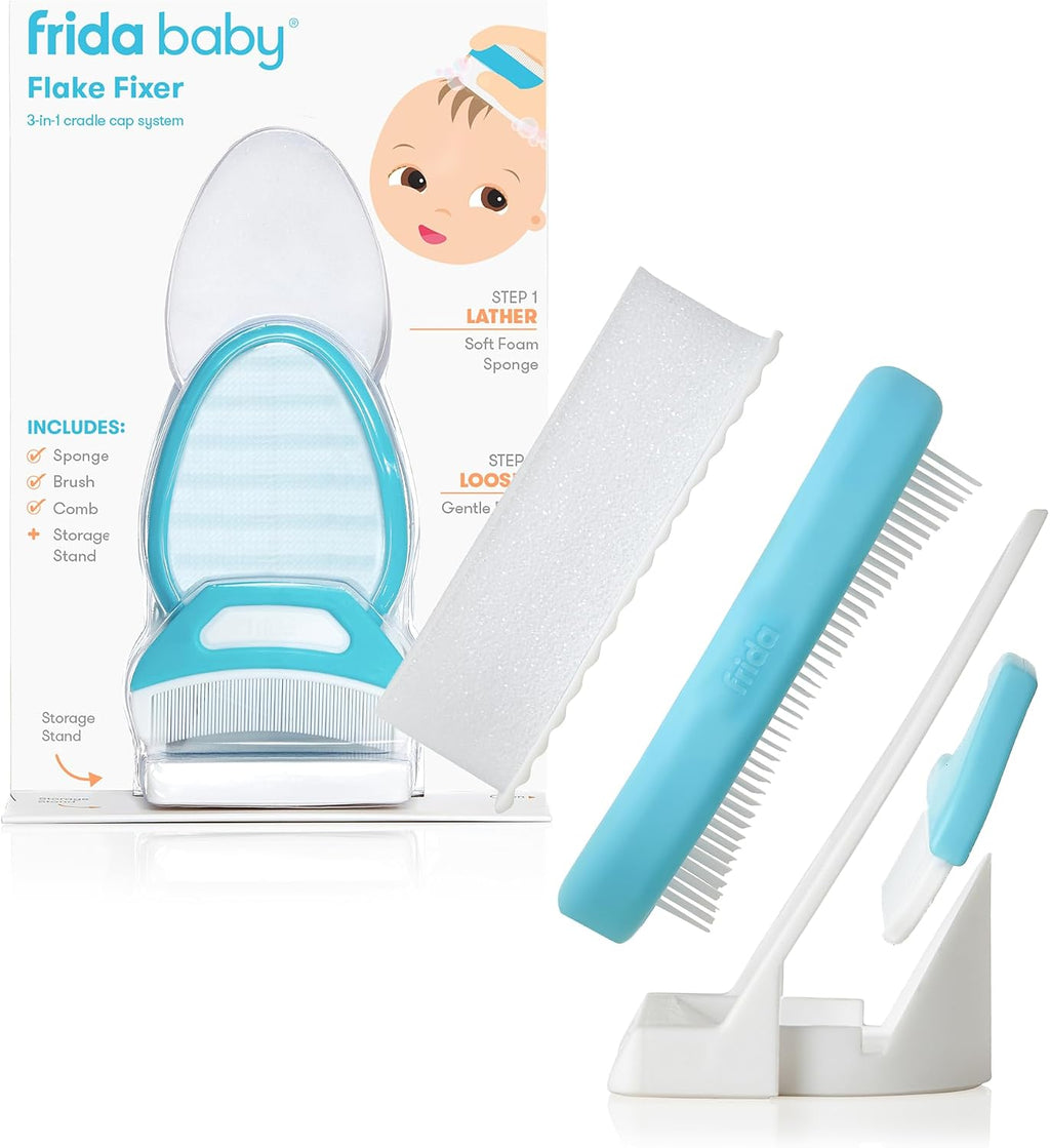 Frida Baby DermaFrida The FlakeFixer, 3-Step Kit Cradle Cap Treatment