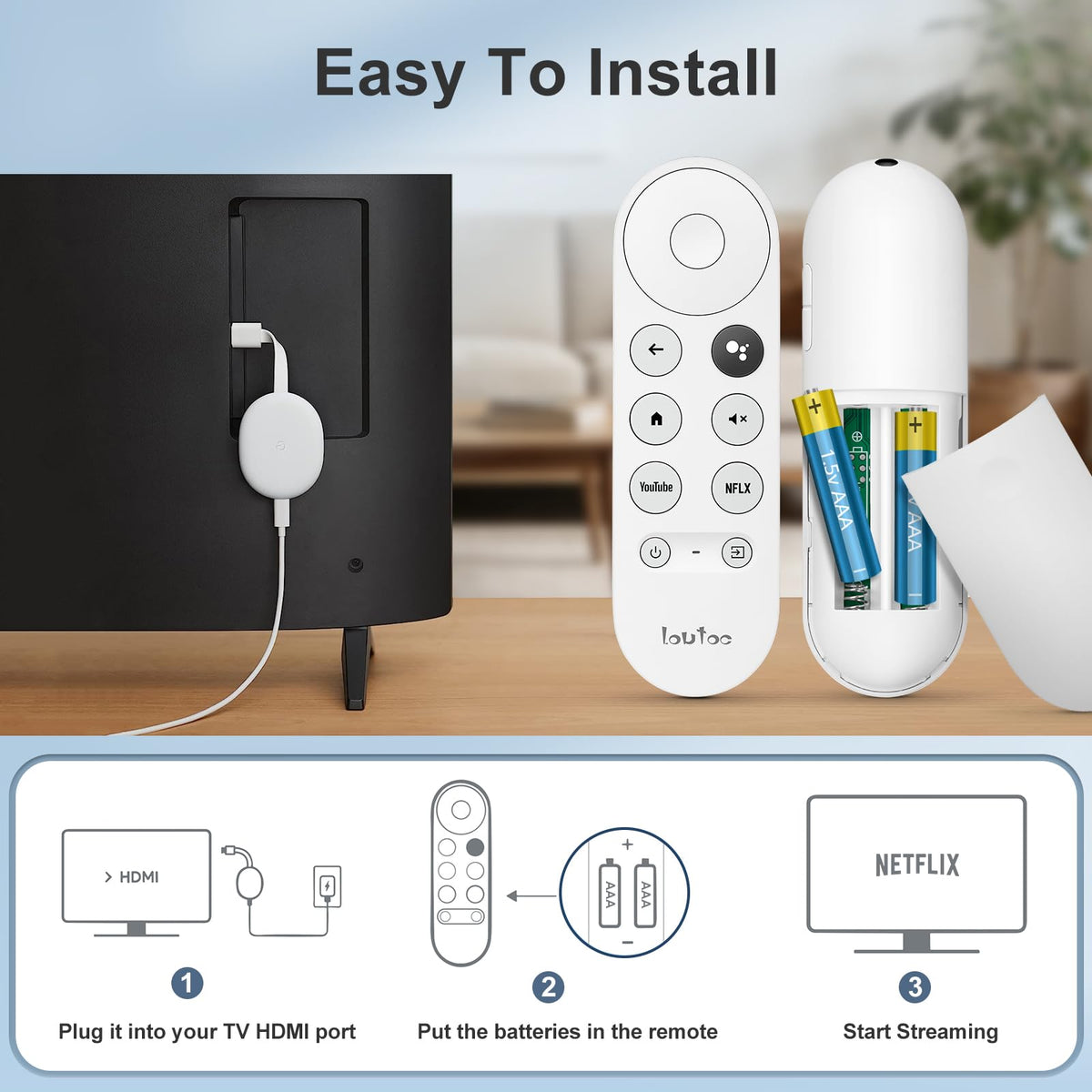 Universal TV Remote for Hisense-Smart-TV-Remote-Control-Replacement