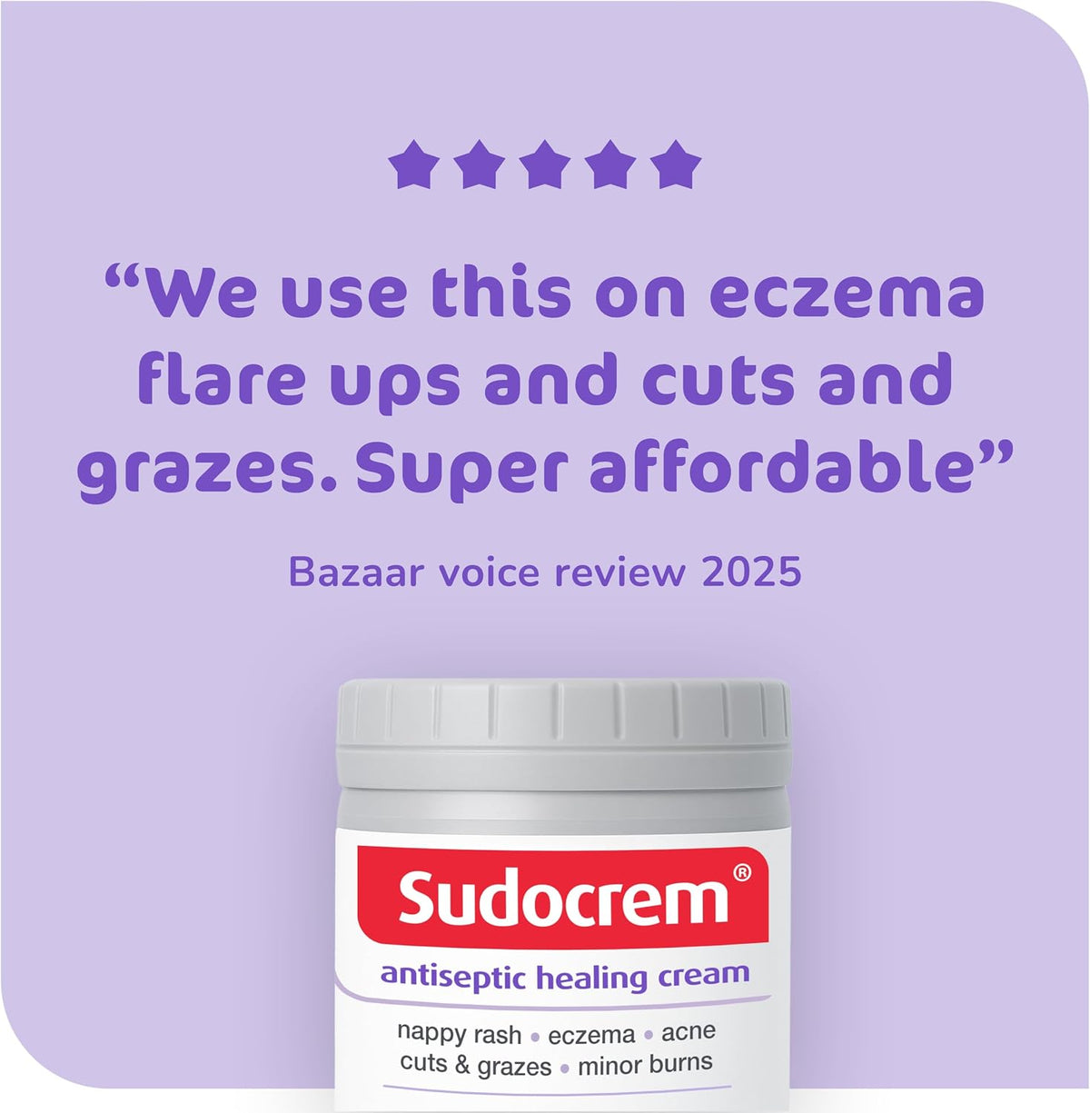 Sudocrem® Antiseptic Healing Cream, Zinc Oxide Cream, 250g