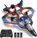 RC Planes Remote Control Airplanes Drones for Kids Adults,Black,3Batteries