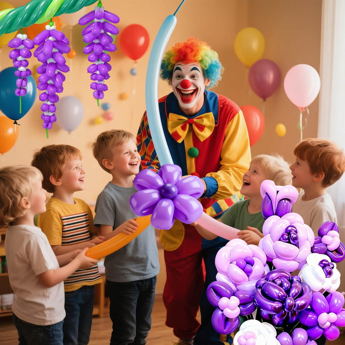 260 Black Long Balloons for Balloon Garland Thickening Skinny Latex Twisting Animals Modeling Christmas Birthday Wedding Party Festival Decorations 100pcs