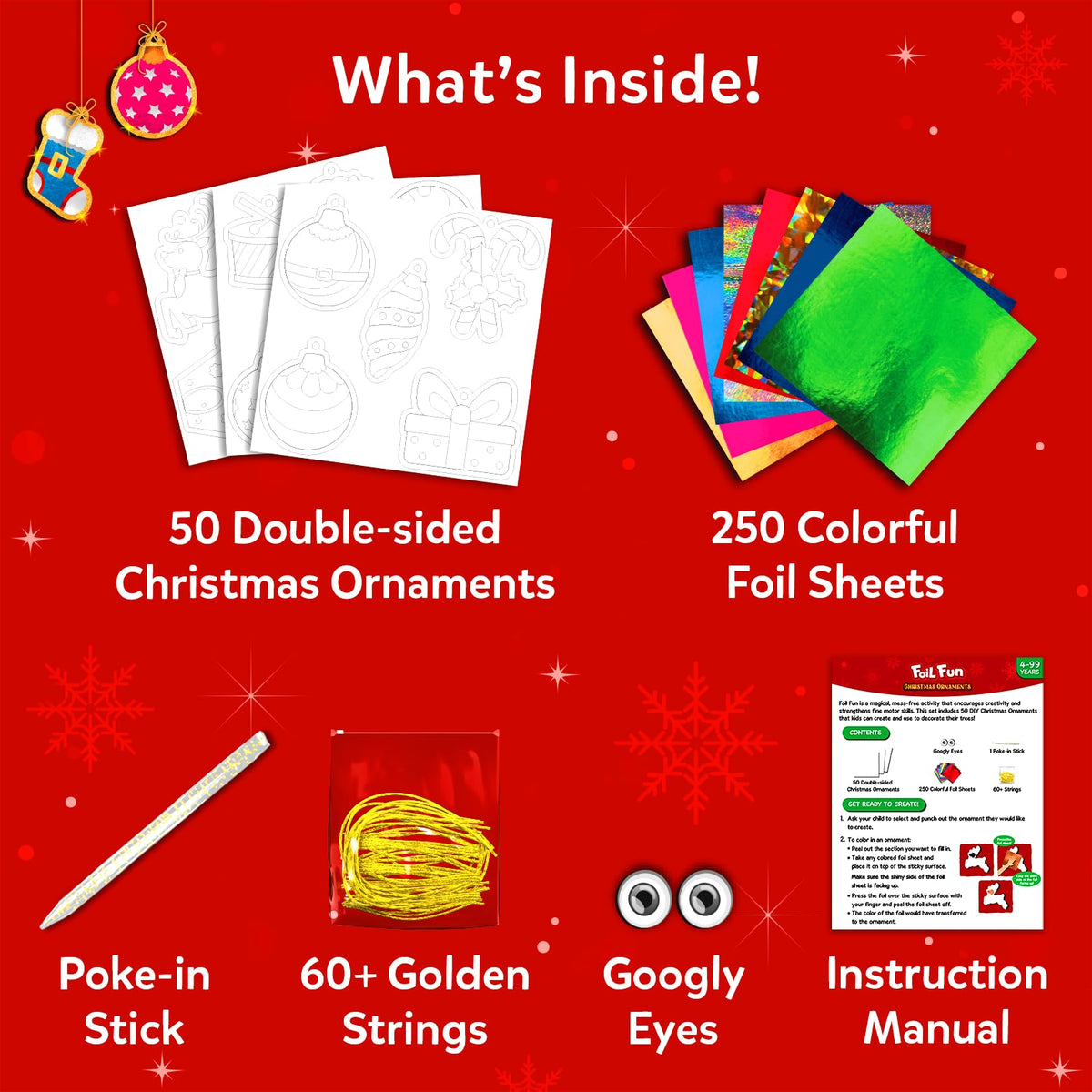 Skillmatics Foil Fun Disney Princess, Foil Art & Craft Kit, Christmas Gift