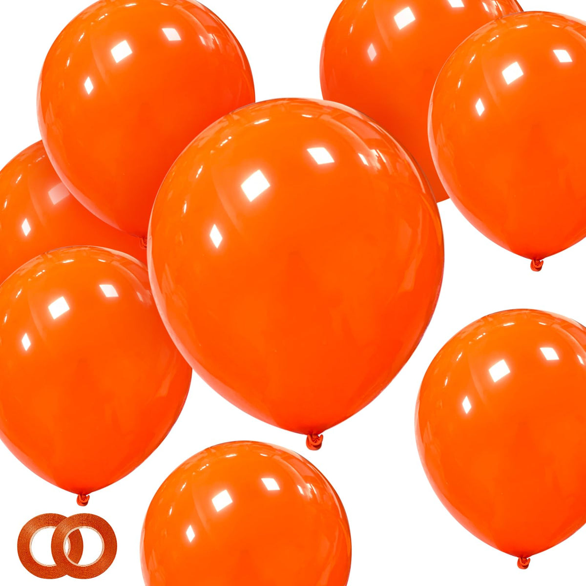ASIYUHY Yellow Balloon 12 inch 100 Pack Thick Latex Helium Balloons