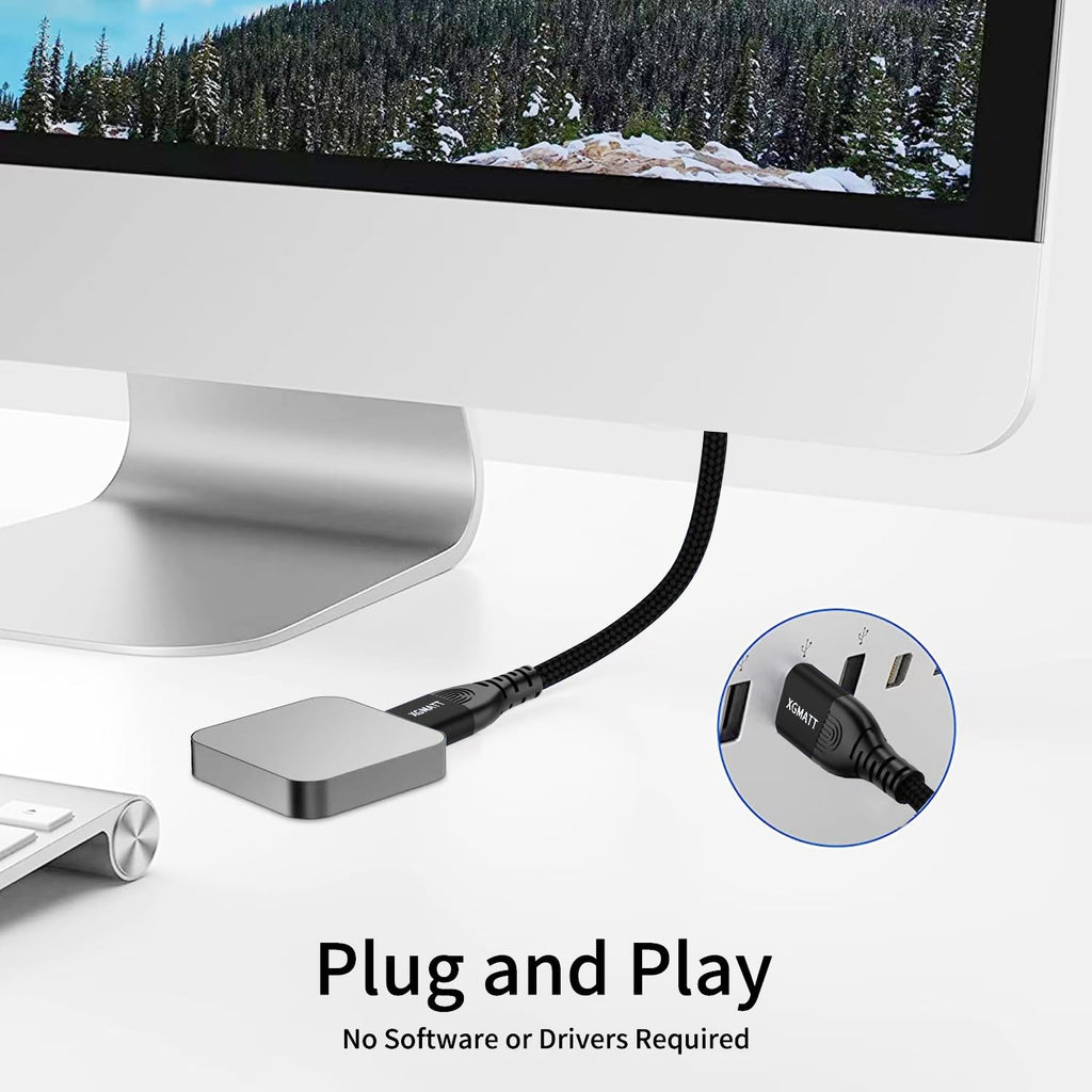 USB 3.0 Cable 2M,5Gbps High Speed Transfer USB Type A Male to Male Lead