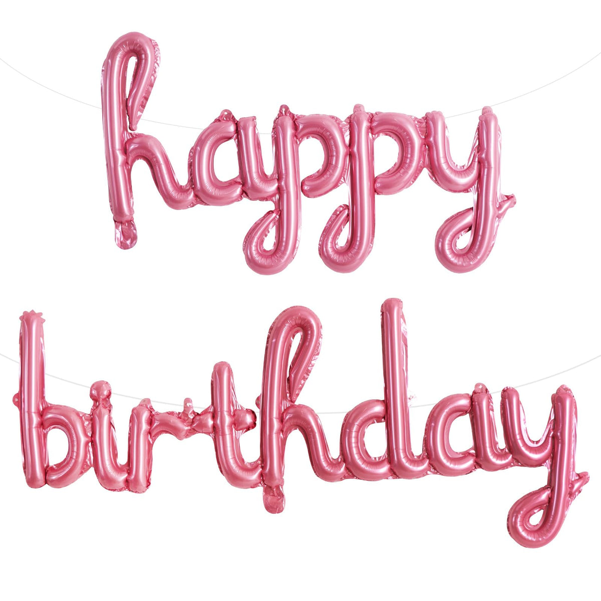 TONIFUL 16 Inch Black Happy Birthday Balloons Banner Decorations for Men