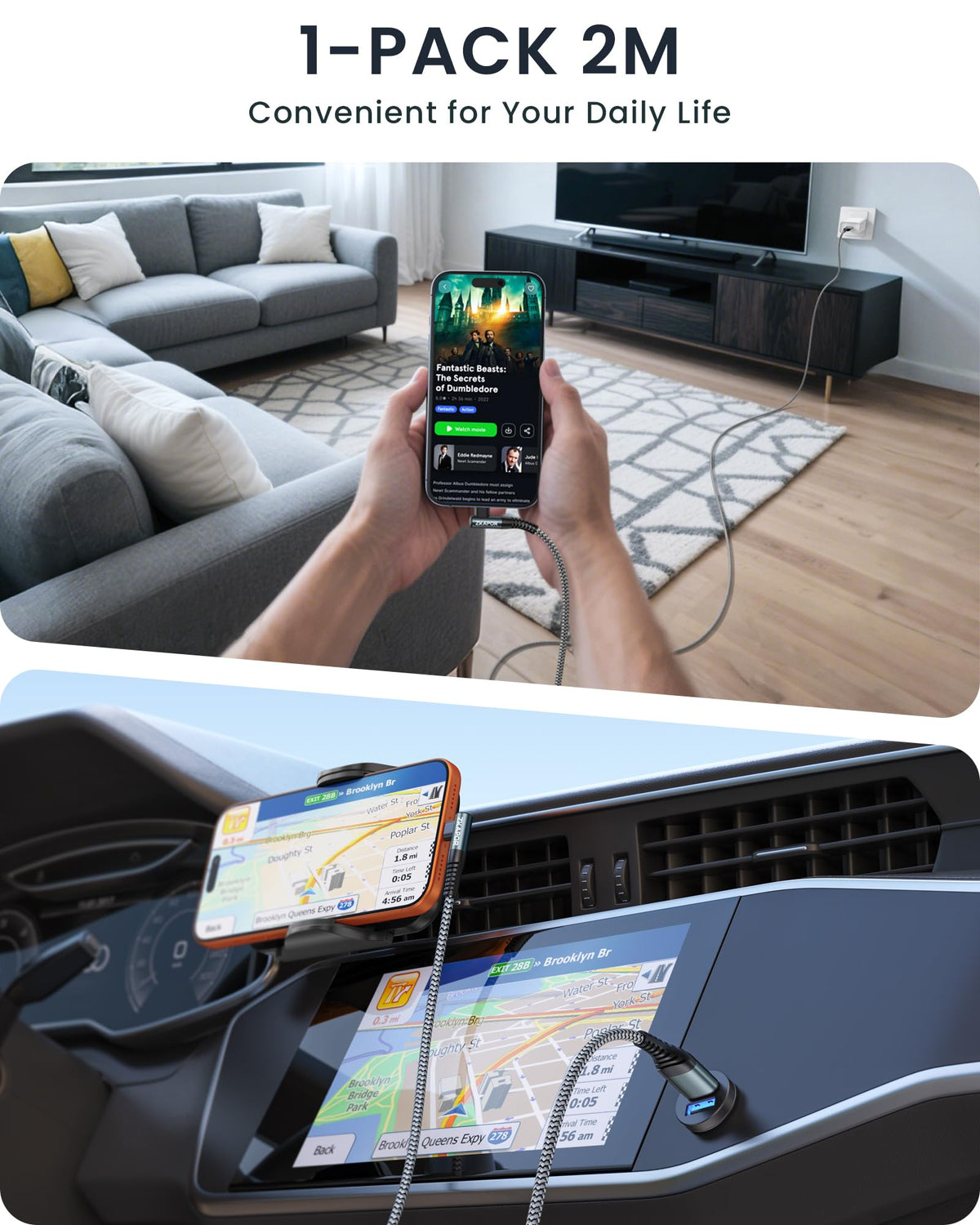 ZKAPOR Short USB C Cable 30CM USB C Charger Cable Right Angle Fast Charging