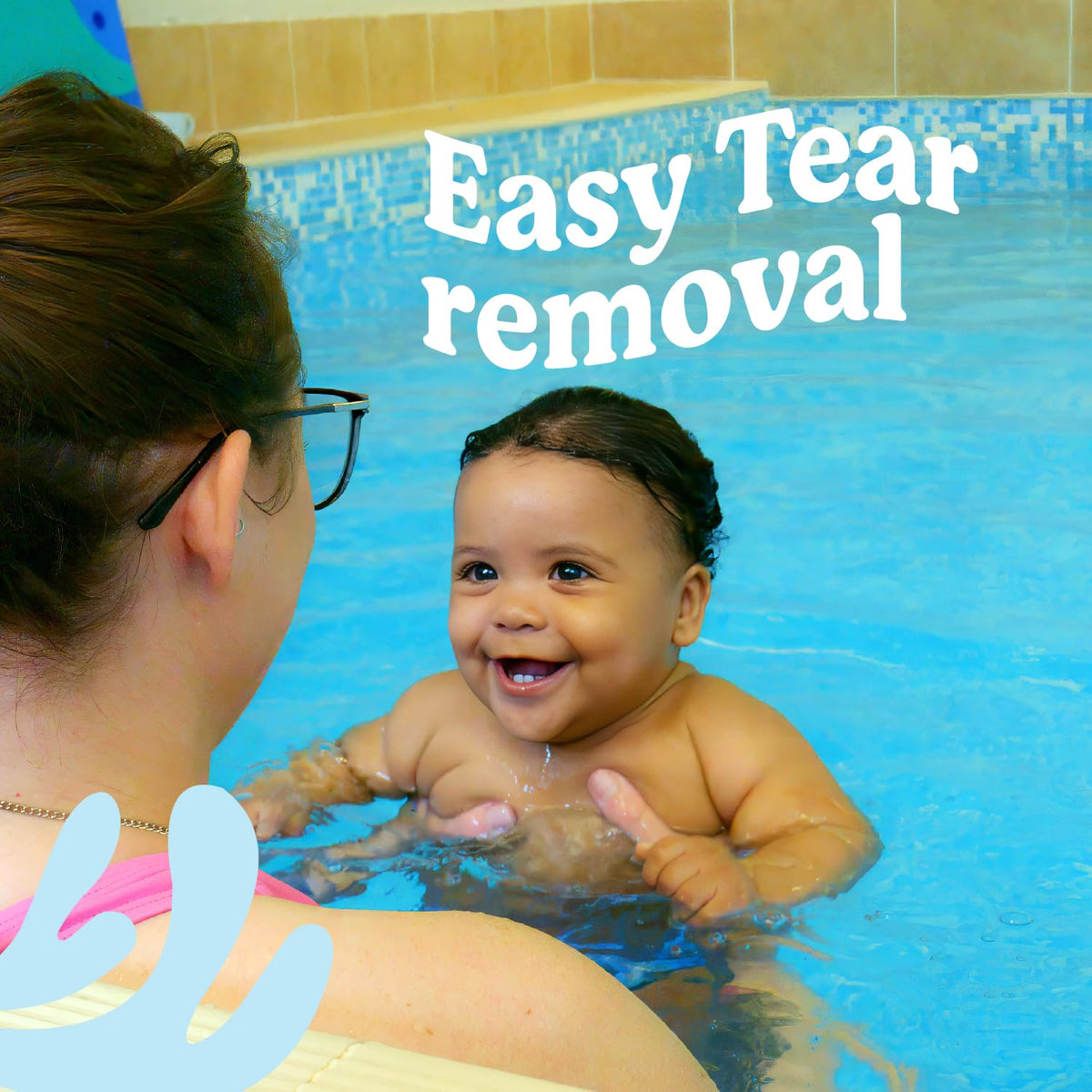 Huggies Little Swimmers, Swim Nappies - Size 3-4, 36 Baby Swim Pants - Leak Guards and Stretchy Waistband Protect Without Swelling - Tear Sides for Easy Removal