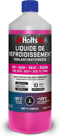 Holts HAFR0005B Antifreeze Coolant for Car VW-Audi-Seat-Skoda G12, G12+, G12++, G13, G12 EVO 10-year 300k mile long life protection to -30°C, Pink, 1 Litre