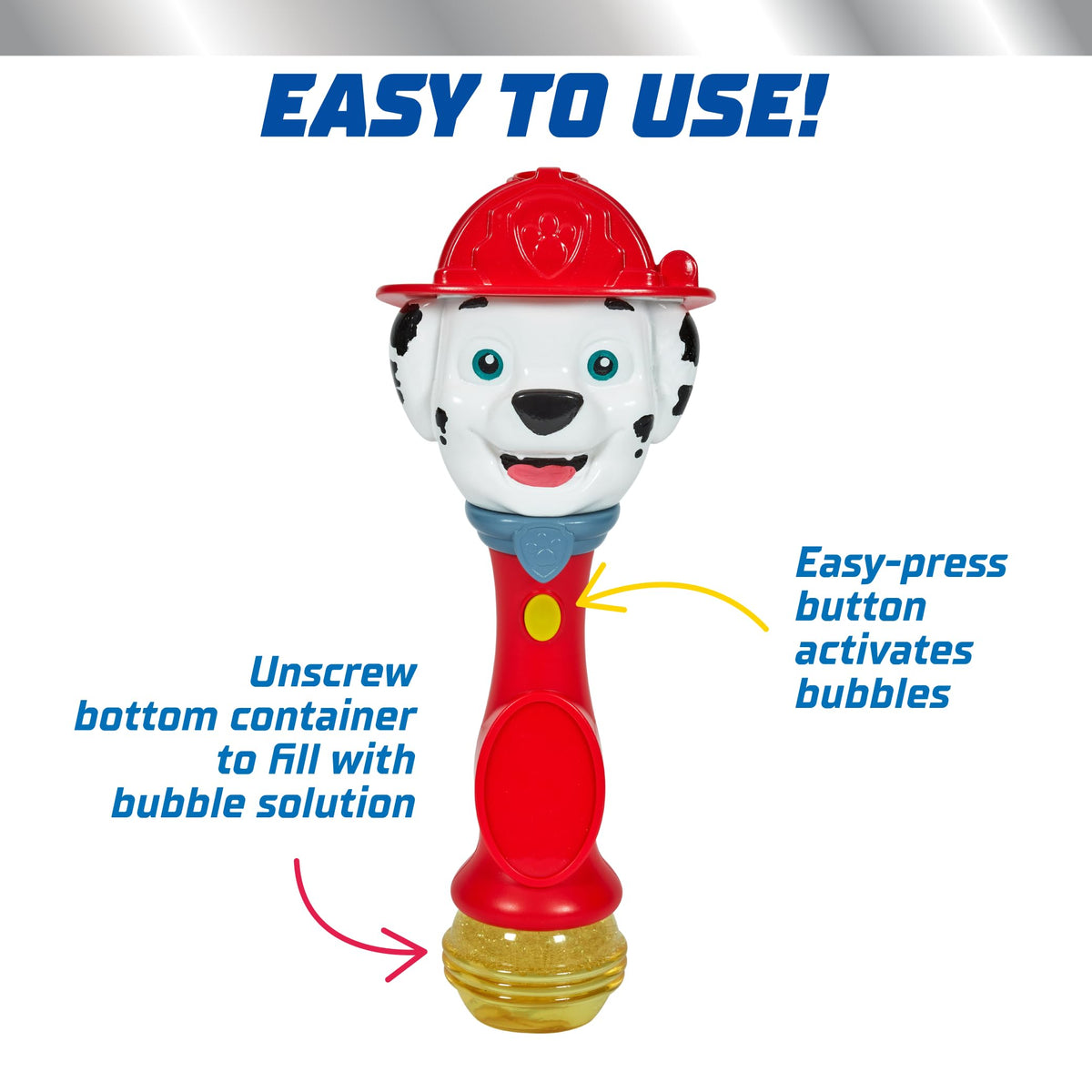 Little Kids Disney Mickey Mouse Light and Sound Musical Bubble Wand, Includes Bubble Solution, Multi (20511)