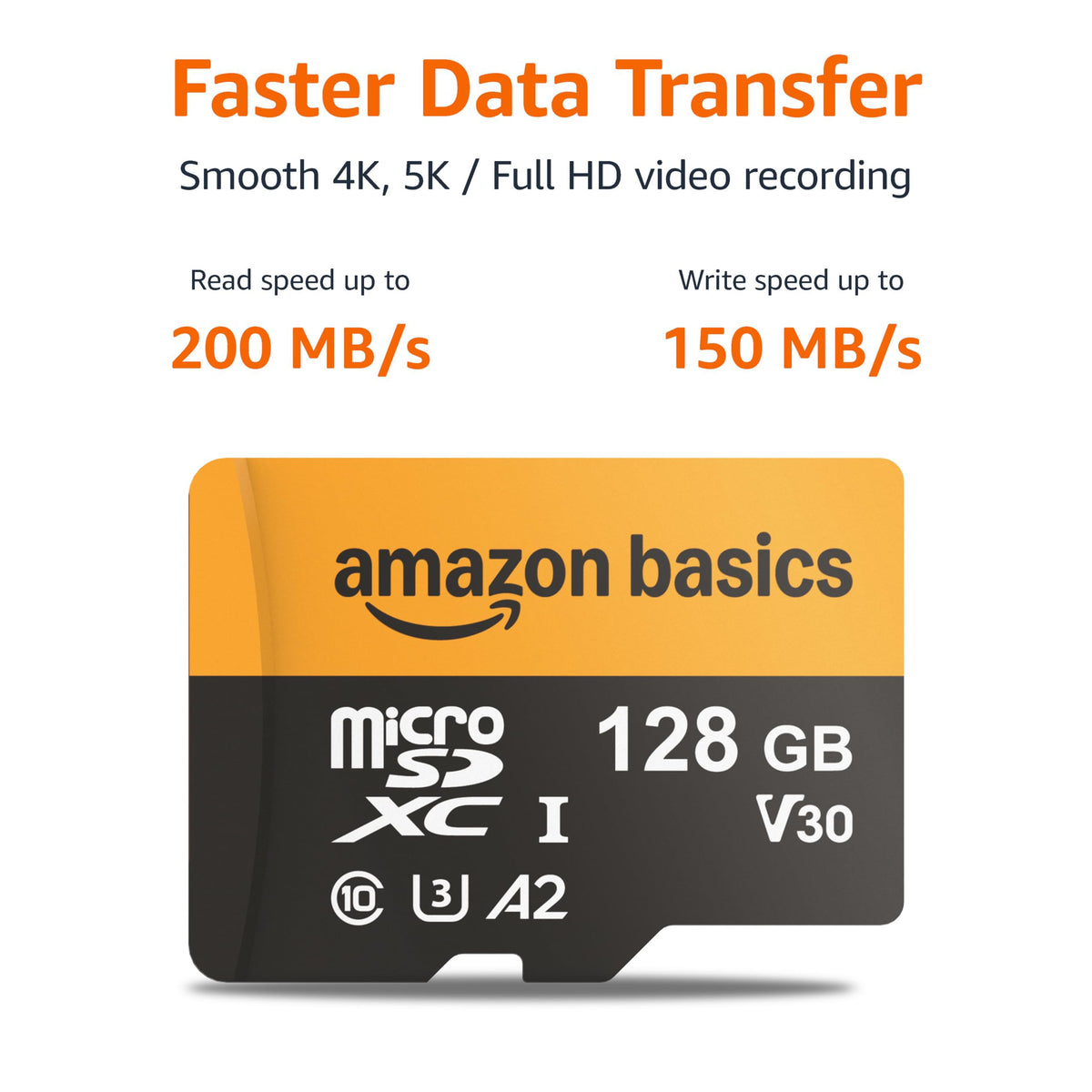 Amazon Basics 1TB Micro SD Card, Read Speed Up to 200MB/s, 1-Pack