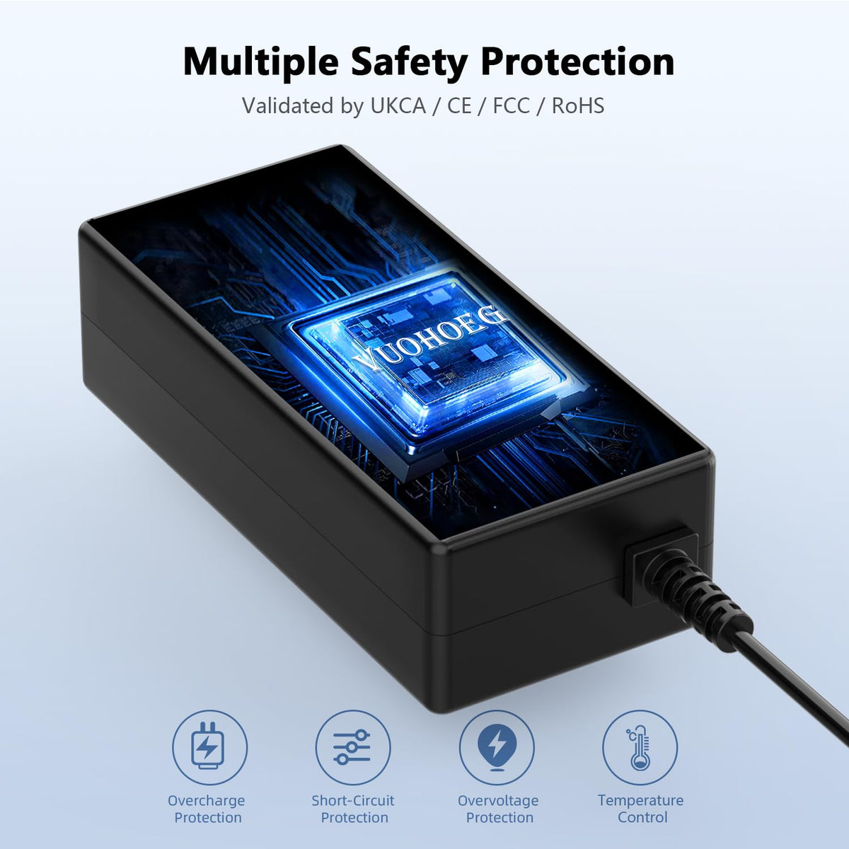 65W Laptop Charger Compatible with Microsoft Surface Pro Laptop Book Go