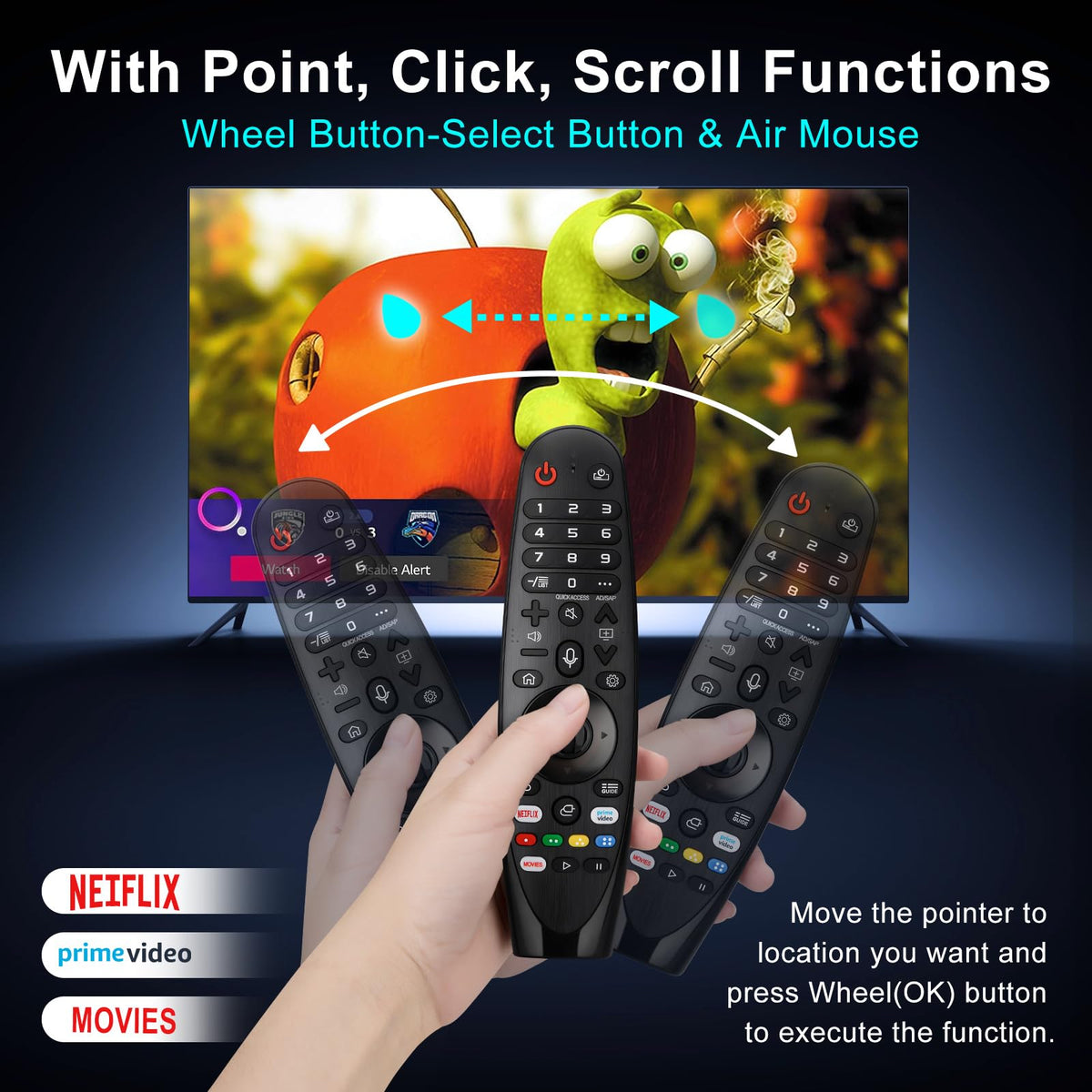 Universal TV Remote for Hisense-Smart-TV-Remote-Control-Replacement
