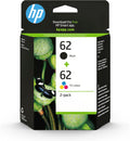 HP 62 Black & Tri-colour Original Ink Cartridges 2-Pack
