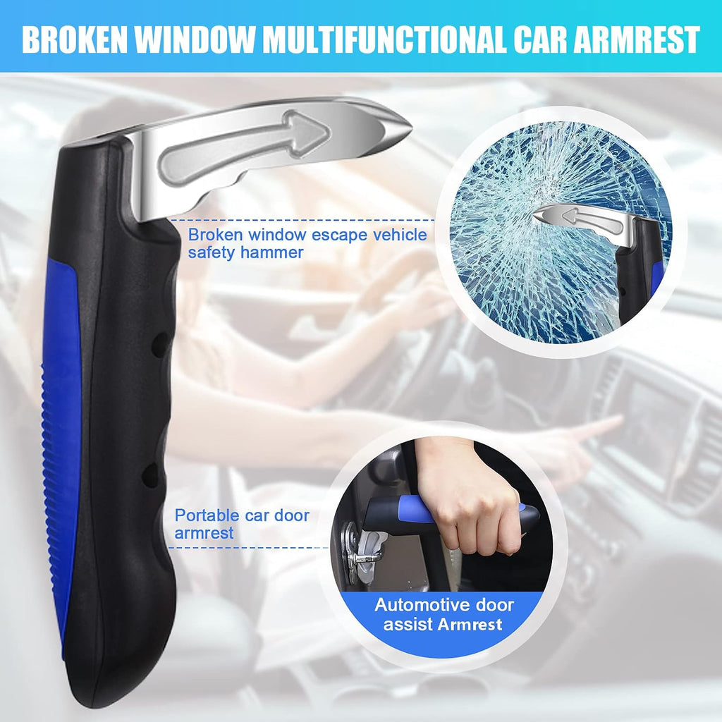 Fox Bunny Portable Car Door Armrest - Disabled Mobility Aid, Standing Assist, Emergency Escape Tool, Window Breaker