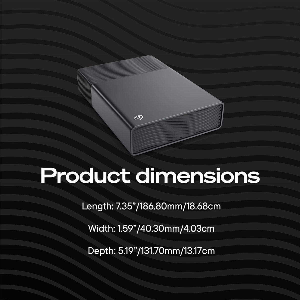 Seagate 5TB Portable Hard Drive | USB 3.0 (STGX5000400)