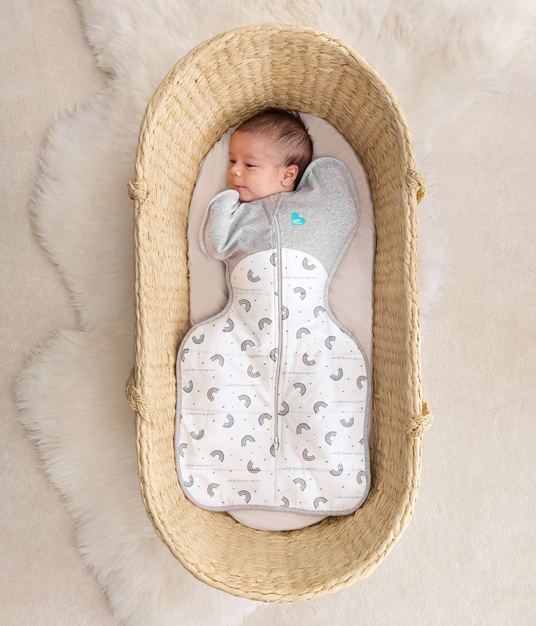 Love To Dream Swaddle Up, S 3.5-6kg, White Dreamer, 2.5 Tog
