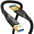 USB 3.0 Cable 2M,5Gbps High Speed Transfer USB Type A Male to Male Lead