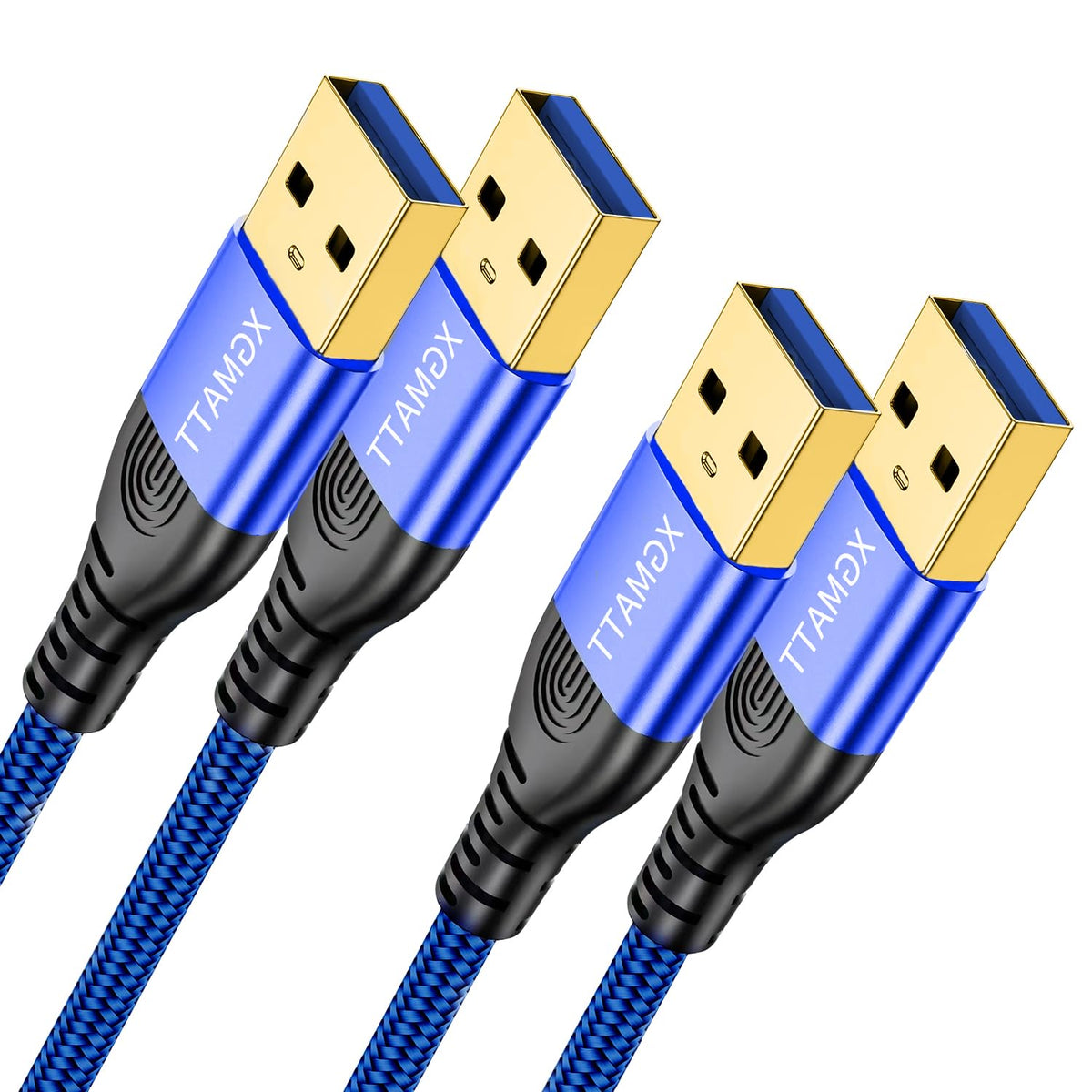 USB 3.0 Cable 2M,5Gbps High Speed Transfer USB Type A Male to Male Lead