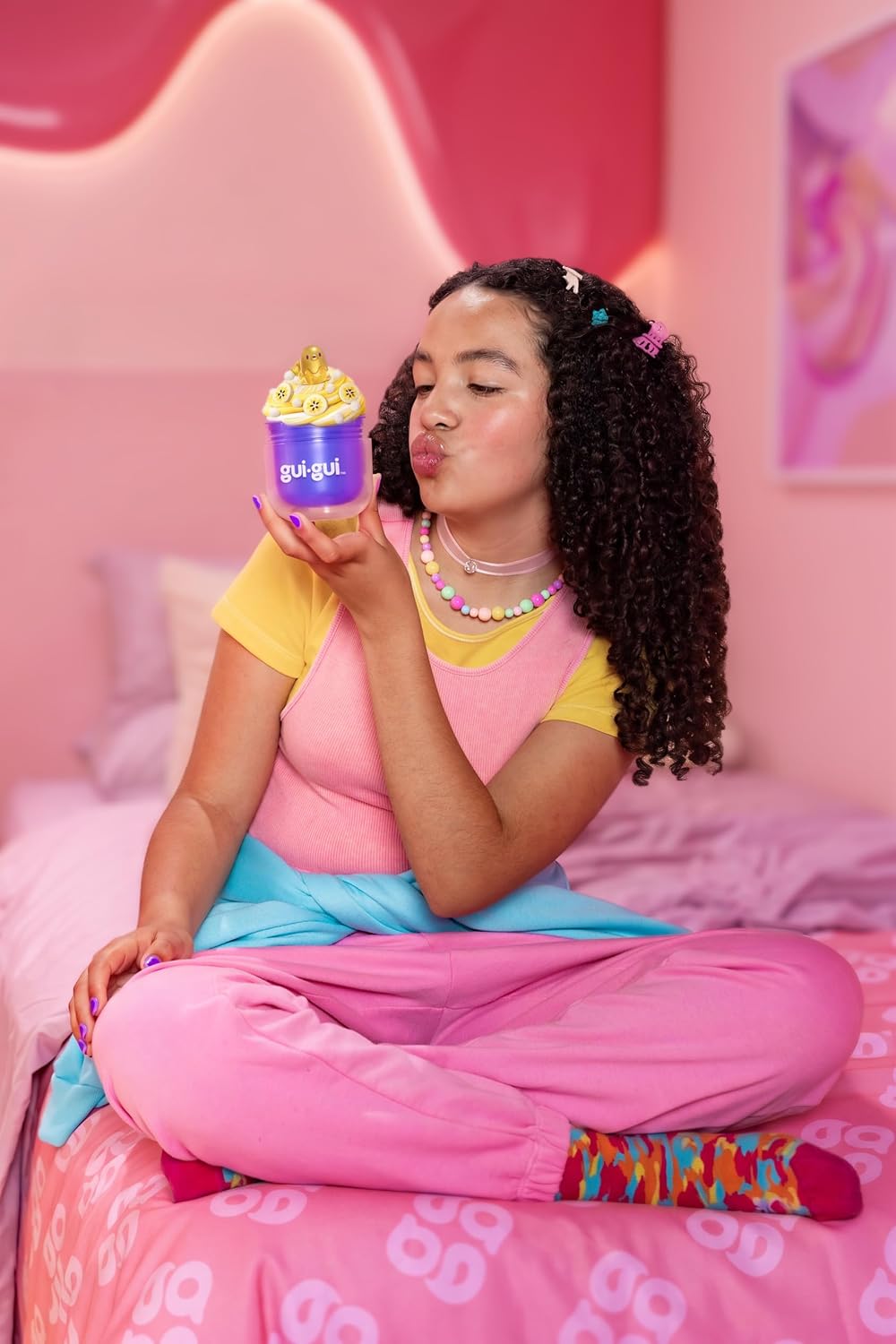 GUI GUI Mega Slime Haul, 5 Scented Slimes, 50+ Pieces, Kids Toys