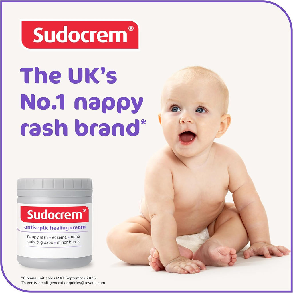 Sudocrem® Antiseptic Healing Cream, Zinc Oxide Cream, 250g