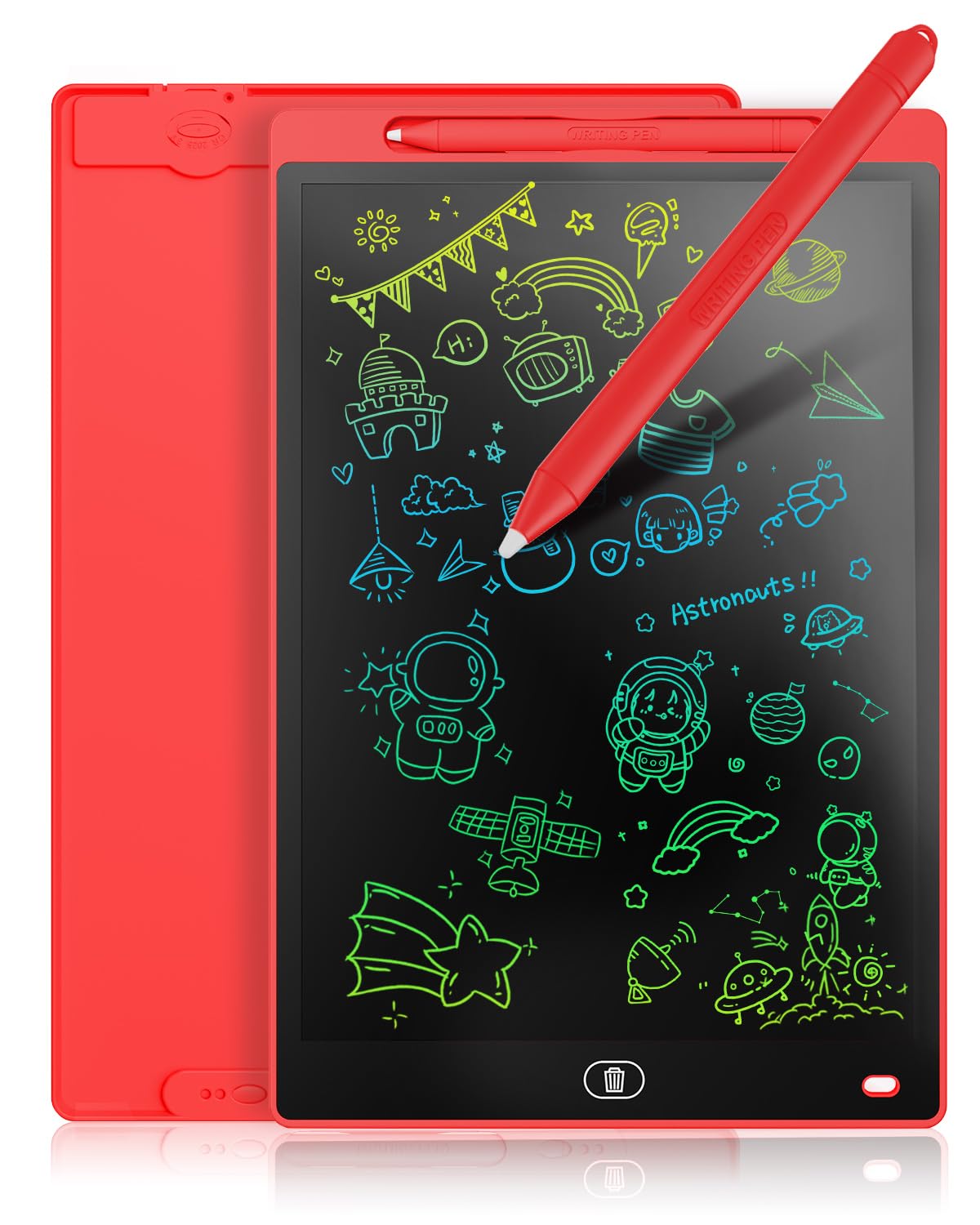 [2 Pack] Genialba LCD Writing Tablet 8.5-Inch Colorful Doodle Board, Toddler Learning Educational Toys Gifts for 3-8 Years Old Girls and Boys, Electronic Drawing Pad for Kids (Pink&Blue)