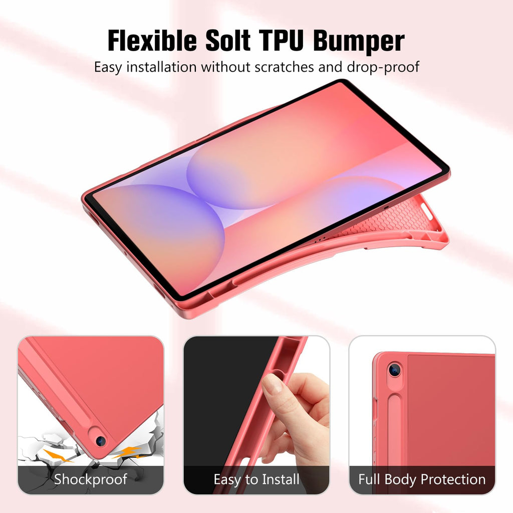 ProCase for Galaxy Tab S10 Lite/S10 FE/S9 FE 10.9" with S Pen Holder -Green