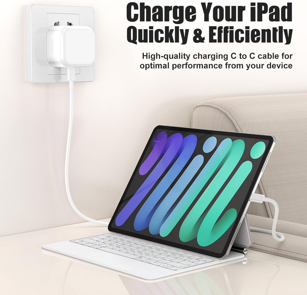 USB C to USB C Charger Cable,2Pack i Phone Type C Charging Lead 2M Long Fast Charging Wire USBC Charger Cables Compatible with iPhone 17 Pro Max/17 Air/16/16 e/16 Pro/15 Plus, iPad Pro/Air/Mini,Mac