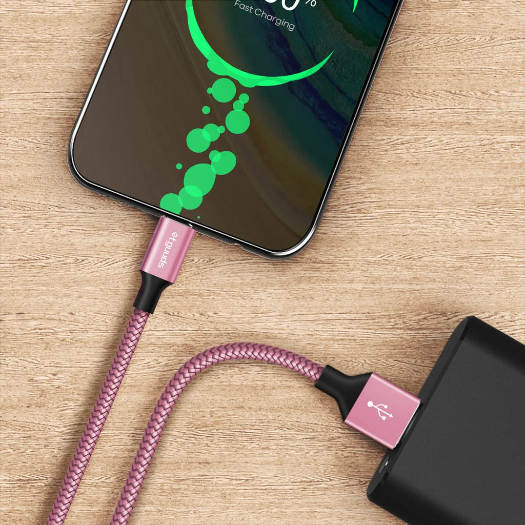 etguuds Extra Short USB C Cable 2Pack 0.15M, USB A to USB C Charger Cable
