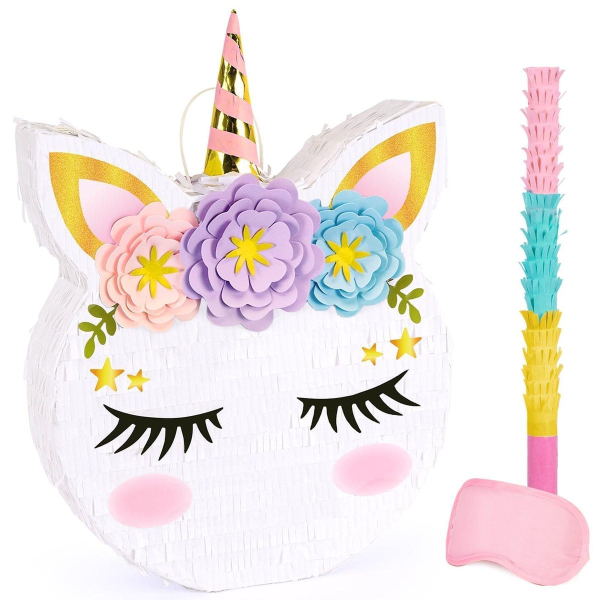 WERNNSAI Easter Bunny Piñata - Easter Rabbit Piñata, Spring Party Decor