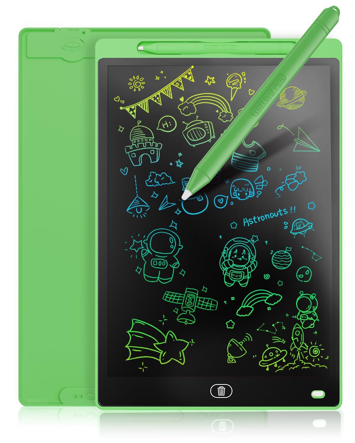 [2 Pack] Genialba LCD Writing Tablet 8.5-Inch Colorful Doodle Board, Toddler Learning Educational Toys Gifts for 3-8 Years Old Girls and Boys, Electronic Drawing Pad for Kids (Pink&Blue)