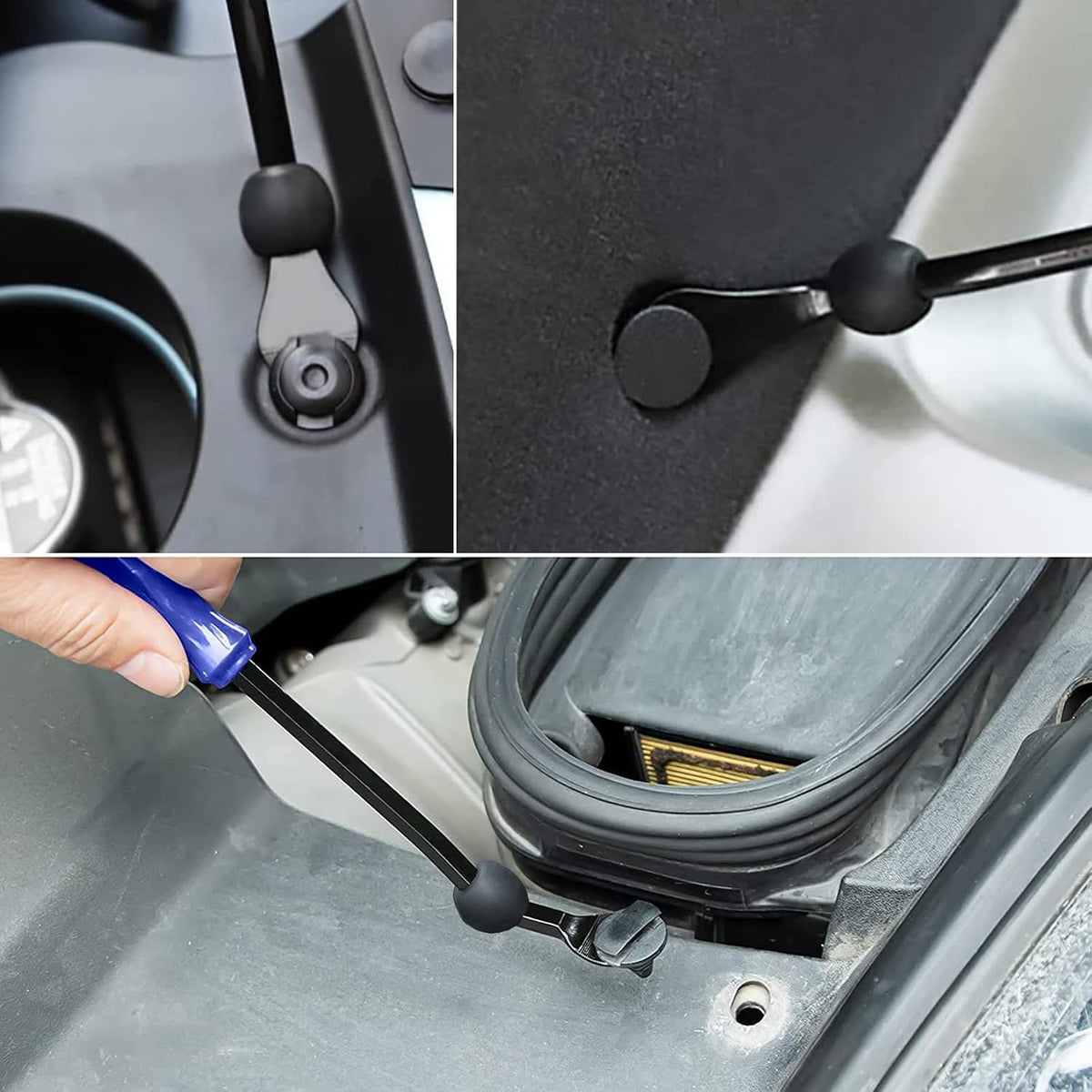 BEEWAY Car Trim Removal Tool Kit 17-in-1, Auto Upholstery Panel Tools