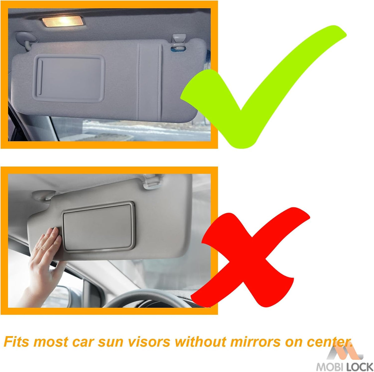2Pcs Car Sun Visor Extension 2 in 1 - Anti-Glare & UV Day Night Windshield