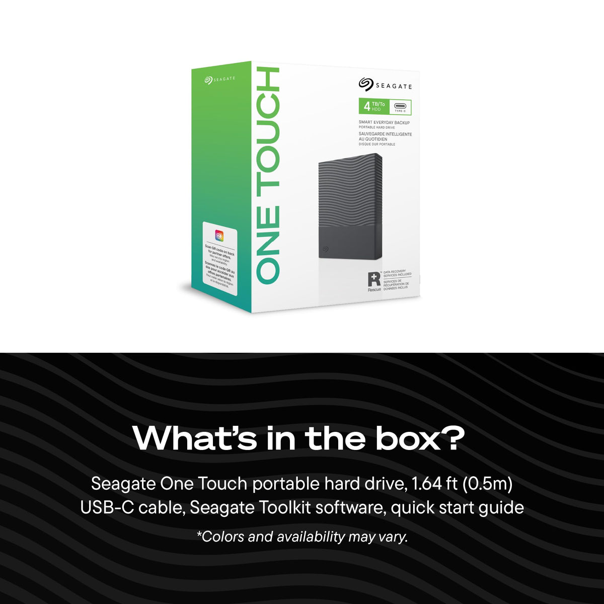 Seagate 5TB Portable Hard Drive | USB 3.0 (STGX5000400)